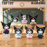 TOP TOY x Sanrio: Kuromi "School Life" Series Plush Keychain Blind Box (1pc) Simple TOP TOY